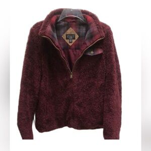 Pendleton Burgundy Fleece Jacket